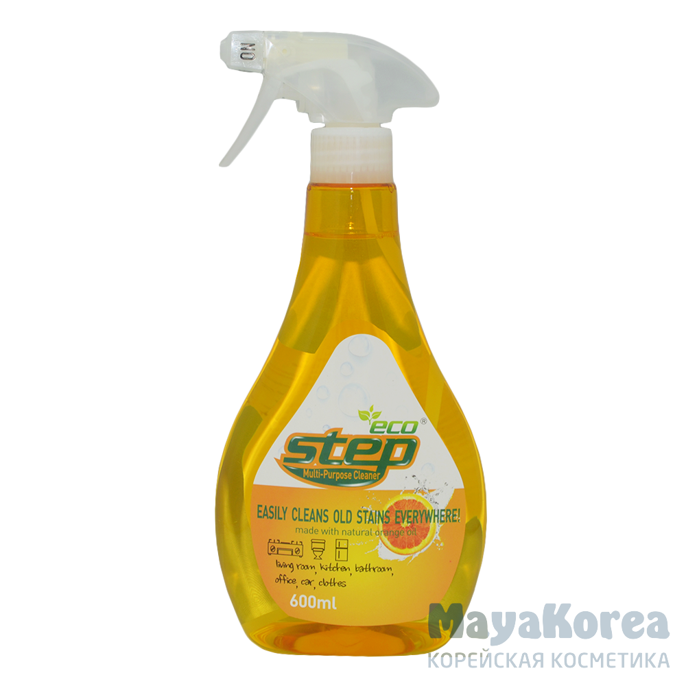 KMPC Orange Step Muti-Purpose Cleaner Универсальное жидкое чистящее средство для дома с апельсиновым маслом