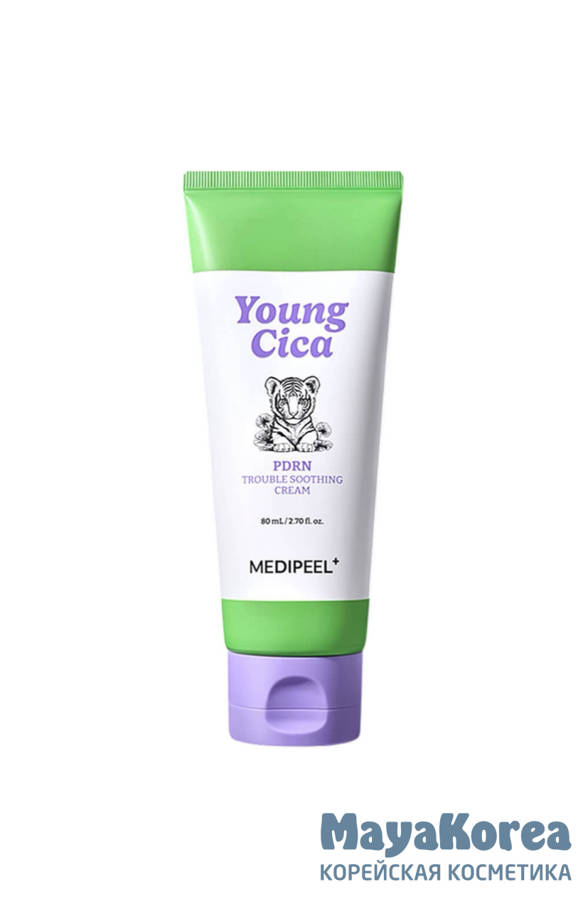 Крем для чувствительной кожи MEDIPEEL⁺ Young Cica PDRN Trouble Soothing Cream (80мл)