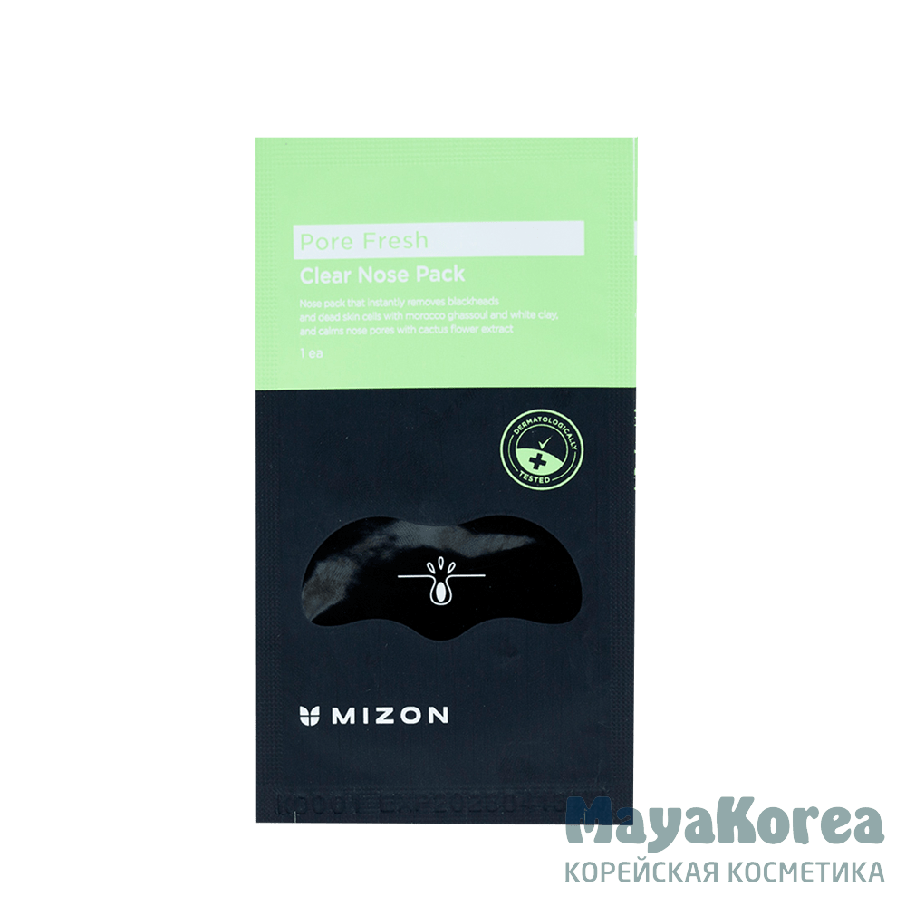 MIZON Pore Fresh Clear Nose Pack Патчи для носа очищающие 1шт