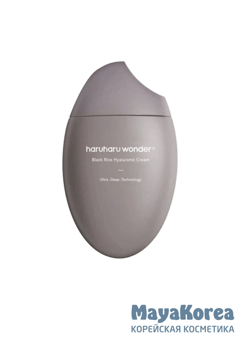 Haruharu Крем для лица увлажняющий с чёрным рисом - Wonder black rice hyaluronic cream, 50мл