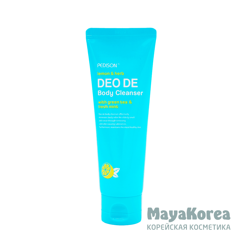 [Pedison] Гель для душа ЛИМОН/МЯТА Deo De Body Cleanser, 100 мл