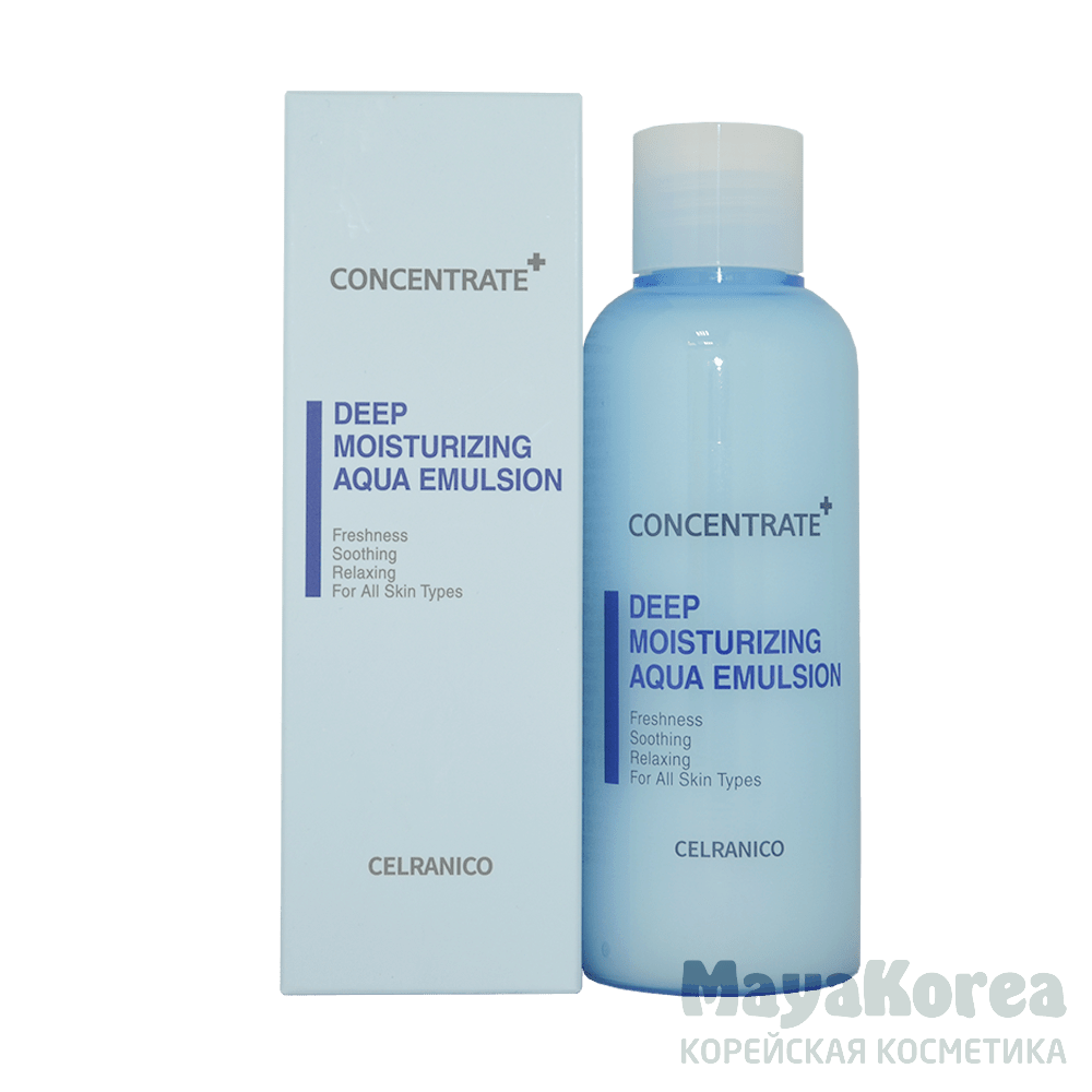 CELRANICO Deep Moisturizing Aqua Emulsion, 180ml Глубоко увлажняющая эмульсия, 180мл, CELRANICO