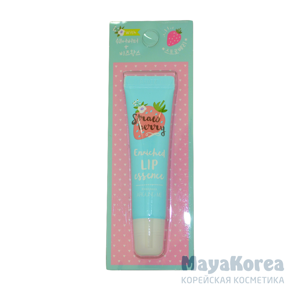 ВЛК Around Me Бальзам для губ с экстрактом клубники  Around me enriched lip essence strawberry