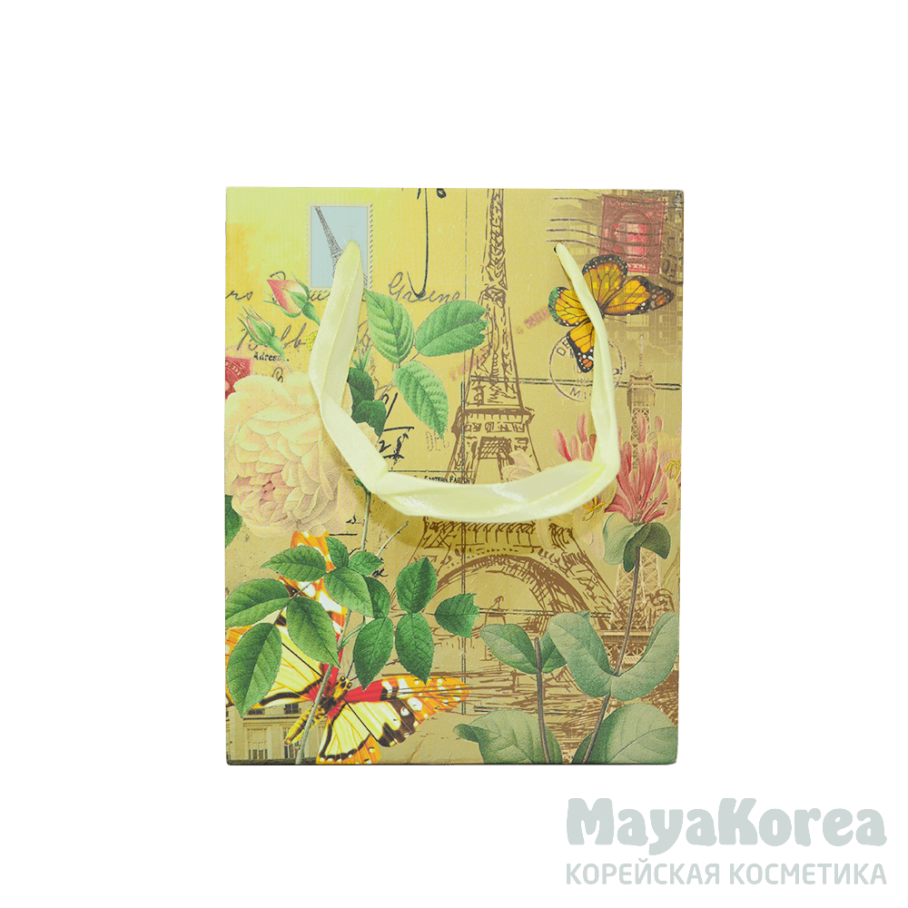 Пакет подарочный "Весна в Париже", 11,5 х 14,5 х 6,5 см   4155354