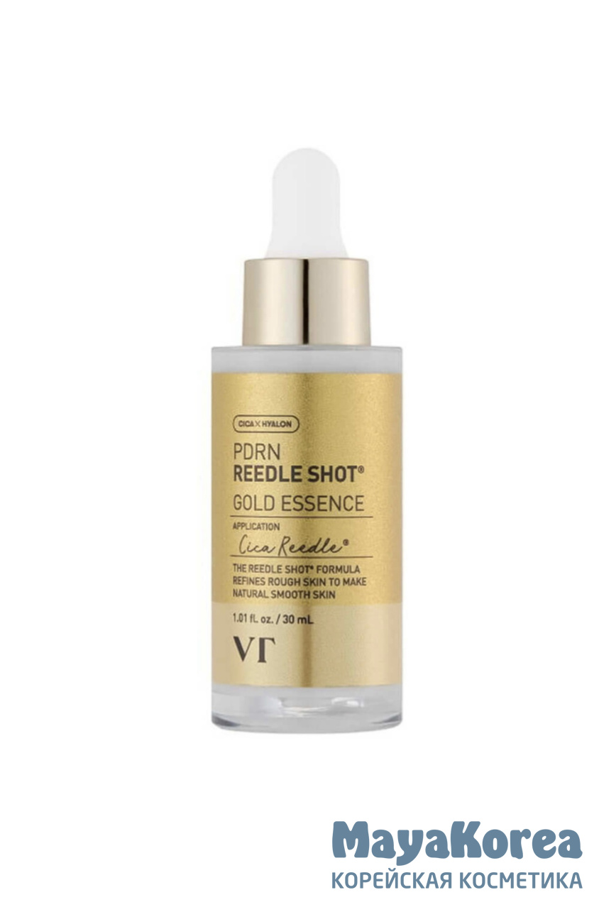 VT Cosmetics Эссенция с PDRN и золотом для лифтинга кожи PDRN Reedle Shot Gold Essence 30мл