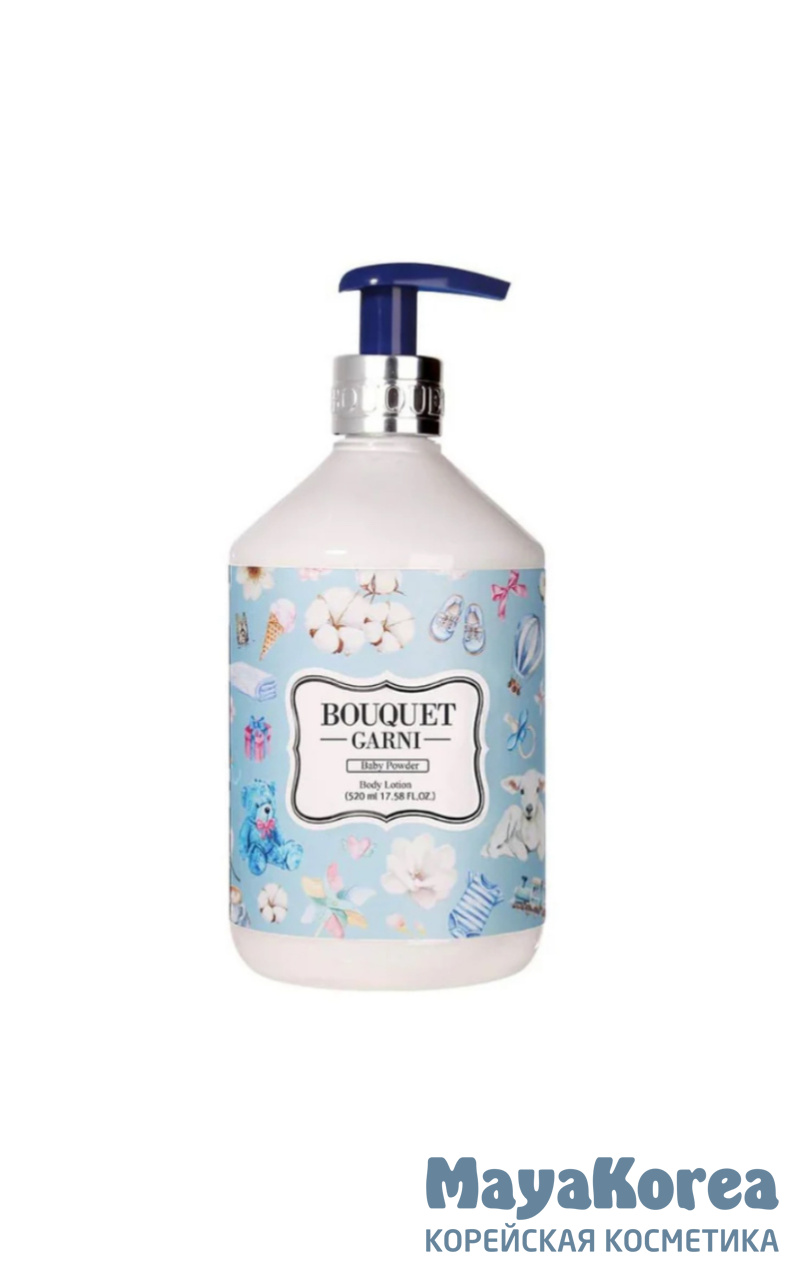 BOUQUET GARNI FRAGRANCED BODY LOTION BABY POWDER Парфюмированный лосьон для тела "Нежная пудра" 520мл