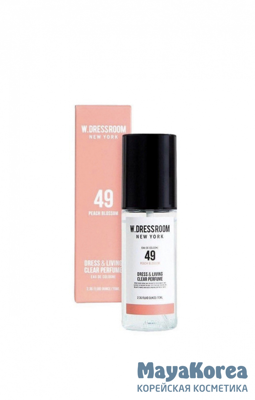 Спрей парфюмированный № 49, W.Dressroom Dress & Living Clear Perfume № 49 Peach Blossom 70ml
