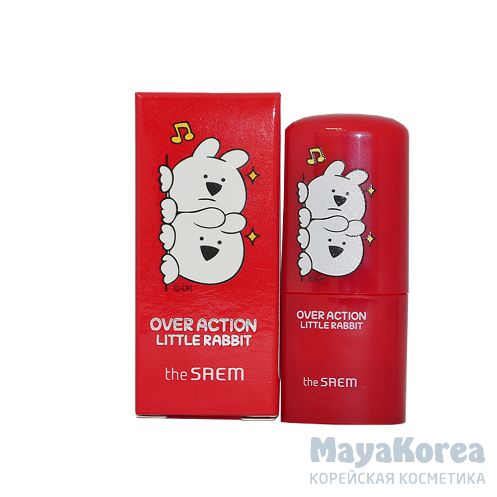 Румяна-стик тон PK01 THE SAEM Over Action Little Rabbit Love Me Stick ...