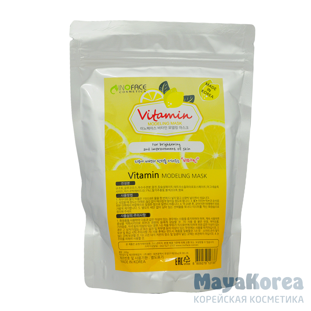 INOFACE Vitamin Modeling Mask, 200g Альгинатная маска с витаминами, 200г, INOFACE