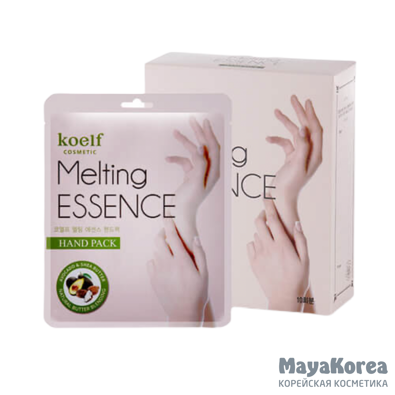 Koelf Маска-перчатки для рук - Melting essence hand pack, 14г