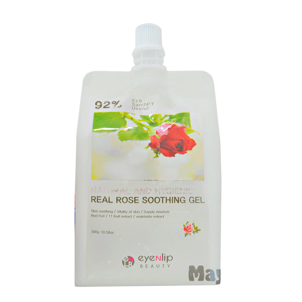 ENL Гель для тела увлажняющий NATURAL AND HYGIENIC REAL ROSE SOOTHING GEL 300гр