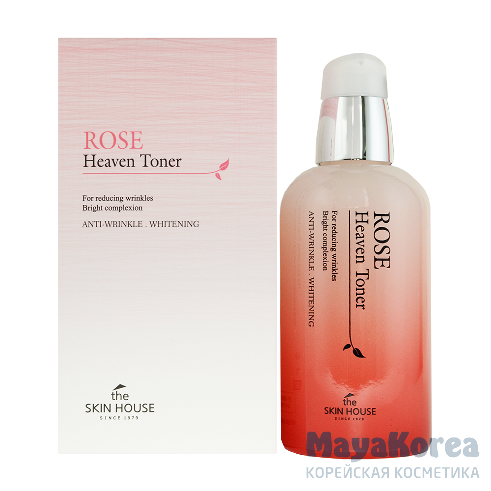 Rose heaven cream anti wrinkle. Антивозрастной тонер для лица с экстрактом розы "Rose Heaven", 130мл, the Skin House. Rose Heaven Toner, тоник для лица с экстрактом розы, 2мл пробник, the Skin House. Скх Rose крем Rose Heaven Cream 50. Rose Heaven Emulsion.