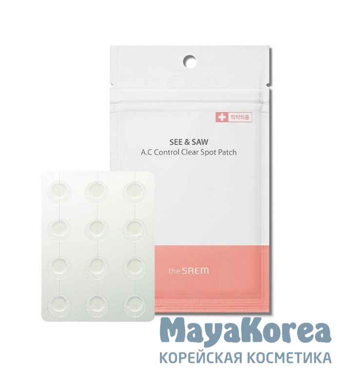 СМ A.C Control Маска-патч See & Saw  A.C Control Clear Spot Patch 24шт