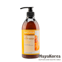 [NATURIA] Гель для душа МЕД/ЛИЛИЯ Pure Body Wash (Honey &
White Lily), 750 мл