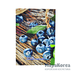 SECRET NATURE Укрепляющая маска для лица с черникой (25мл) / Secret Nature Blueberry Sheet Mask
