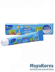 Lion Паста зубная гелевая для детей с 6 месяцев с ароматом мультифрукта - Kodomo, 40г