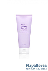 TIAM Гель для умывания с муцином улитки и азуленом - Snail & Azulene Low pH Cleanser, 200мл