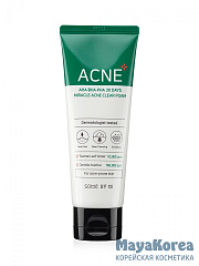 SOME BY MI AHA·BHA·PHA 30 DAYS MIRACLE ACNE CLEAR FOAM Очищающая пенка для умывания с кислотами 100мл