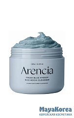 Пенка для глубокого очищения кожи Arencia Fresh Blue Hyssop Rice Mochi Cleanser 120g