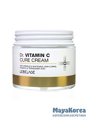 LEBELAGE Dr. VITAMIN C CURE CREAM Антивозрастной крем для лица с витамином C 70мл