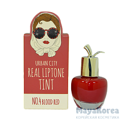 БХ Lip Тинт для губ 04 Urban City Real Liptone Tint 4.BLOOD RED 7гр