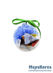 АЮМ MINI  Набор новогодний ШАР Д10см (8 пирамидок+мишура+лента)