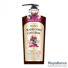 DEOPROCE HAIR LOSS CONTROL SHAMPOO Шампунь с экстрактом клевера против выпадения волос 510мл