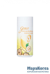 GRACE Грейс Дезодорант порошковый Растительный 35г (Grace Deodorant Powder Herbal 35g)