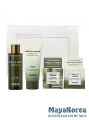 Набор миниатюр с матчей и пробиотиками восстанавливающий Heimish Matcha Mini Kit 30мл+30мл+5мл+5мл+1млX3