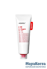 MEDI-PEEL Red Lacto Collagen Barrier Cream (80g) Пробиотический крем с коллагеном и пептидами