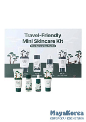 ROUND LAB Набор миниатюр с экстр. сосны и центеллы Pine Calming Cica Trial Kit (30мл+20мл+10мл+20мл)