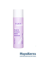 TIAM Тонер-эссенция с муцином улитки и азуленом - Snail & Azulene Water Essence, 180мл