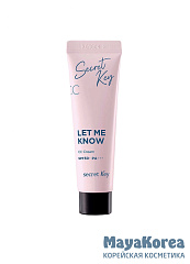secret Key CC cream LET ME KNOW SPF50+ РА+++ CС крем для лица солнцезащитный осветляющий 30мл