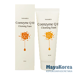 [NANAMUS] ПЕНКА ДЛЯ УМЫВАНИЯ С КОЭНЗИМОМ COENZYME Q10 FOAM CLEANSING, 100 мл