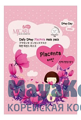 МЖ Daily Dewy Маска тканевая для лица с плацентой  MJ Care Daily Dewy Placenta mask pack 25гр