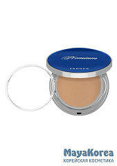 ЕНФ UC Пудра для лица с коллагеном со сменным блоком PREMIUM ULTRA X10 TWO-WAY CAKE #21 (INCLUDING REFILL)