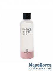 Тонер для проблемной кожи с каламином и чайным деревом RODAROJI  Calamine AС Control Tea Tree Toner(200 мл)