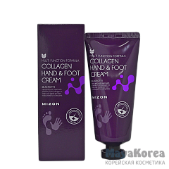MIZON COLLAGEN HAND & FOOT CREAM Крем для рук и ног с коллагеном 100мл