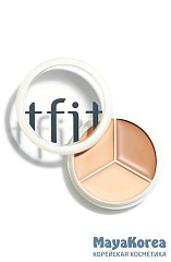 TFIT Палетка консилеров для лица Cover Up Pro Concealer  (15 гр) 01 Neutral(Нейтральные оттенки)
