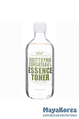 Derma Factory Тонер для лица с экстрактом хауттюйнии - Houttuynia cordata 84% essence toner, 300мл