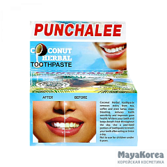 Punchalee Растительная зубная паста Панчале с кокосом 25 г / Punchalee Coconut Herbal Toothpaste 25 g *