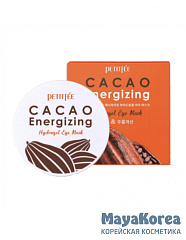 Petitfee Патчи для глаз гидрогелевые какао - Cacao energizing hydrogel eye mask, 60шт