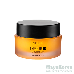 NACIFIC FRESH HERB ORIGIN CREAM Питательный крем с маслами Ши и бергамота 50мл