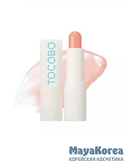 Tocobo Бальзам для губ увлажняющий оттеночный - Glow ritual lip balm 001 coral water, 3,5г