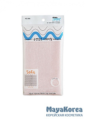 SB CLEAN&BEAUTY Мочалка (28х100) Pure Cotton ShowerTowel 1шт