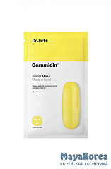 Dr.Jart+ Маска тканевая восстанавливающая с керамидами - Ceramidin facial mask, 30мл