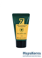 MAY ISLAND - ПЕНКА ДЛЯ ЛИЦА УСПОКАИВАЮЩАЯ С ЦЕНТЕЛЛОЙ АЗИАТСКОЙ 7 DAYS SECRET CENTELLA CICA CLEANSING FOAM, 30 ML