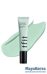 TFIT Тонирующая база под макияж для коррекции покраснений Cotton Veil Makeup Base 01 Pure Green (30 мл)