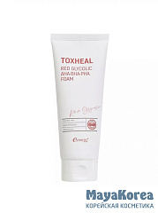 [ESTHETIC HOUSE] Пенка для умывания TOXHEAL RED GLYCOLIC AHA, BHA, PHA FOAM, 150 мл