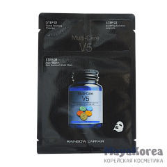 RAINBOW L'AFFAIR AQUA BLACK SKIN RENEWAL BLACK MASK 30ml Маска для лица с эффектом лифтинга 30мл